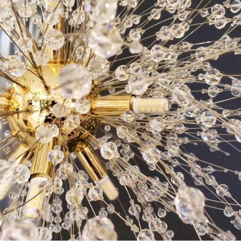 Modern Dandelion Crystal Chandelier 