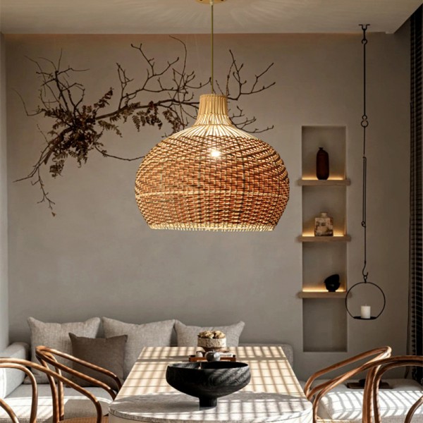 Rattan hanging store