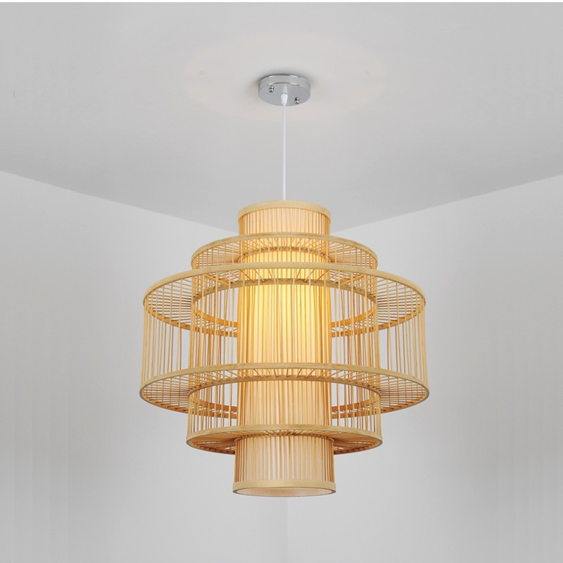 Bamboo deals pendant light